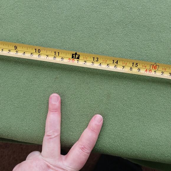 Tommy Bahama Green Sailfish Crest Logo Half-Zip Sweatshirt Mens XL cotton VTG - Picture 10 of 16